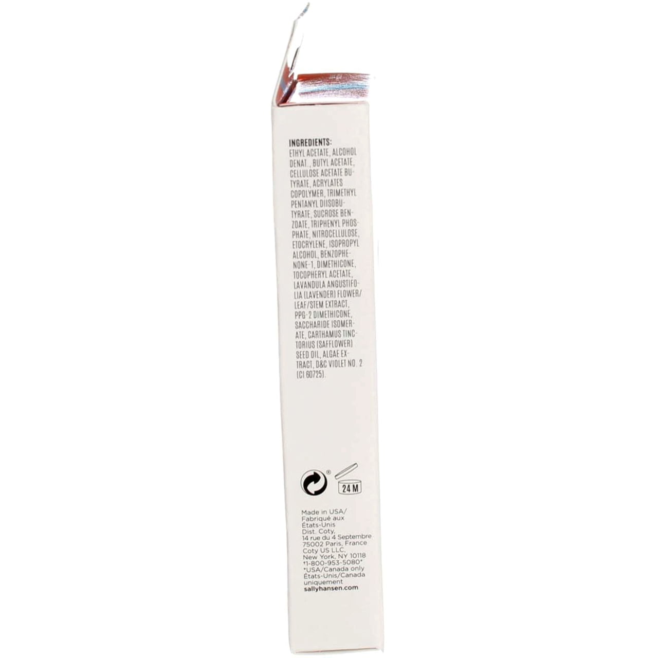Sally Hansen Insta-Dri Nail Top Coat Liquid, Clear Transparent, 2.1 ounces (4 pack) (Bundle)