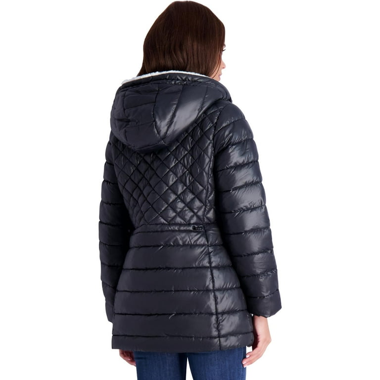 Steve Madden Cozy Lined Glacier Shield Womens Cozy Quilted Glacier