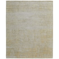 Feizy Eastfield Modern Abstract, Yellow/Ivory/Gold, 5' x 8' Area Rug Sheen Handmade Design Carpet for Living Dining Bed Room