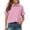 Hot Pink, variant on CCRFTGI Cute Tops for Kids Girls Size 7 Striped Shirt Short Sleeve Polo Shirts School Uniform Athletic Sport Lapel Button Collared Polo Summer Tops Black 3-4 Years