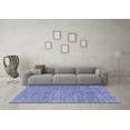 thumbnail image 3 of Ahgly Company Indoor Rectangle Abstract Blue Modern Area Rugs, 3' x 5', 3 of 4