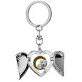 thumbnail image 1 of Llavero Unbranded Corazón Alas de Ángel Blanco, 1 of 3
