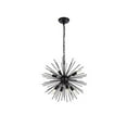 thumbnail image 3 of Timber 8 lights black pendant, 3 of 7