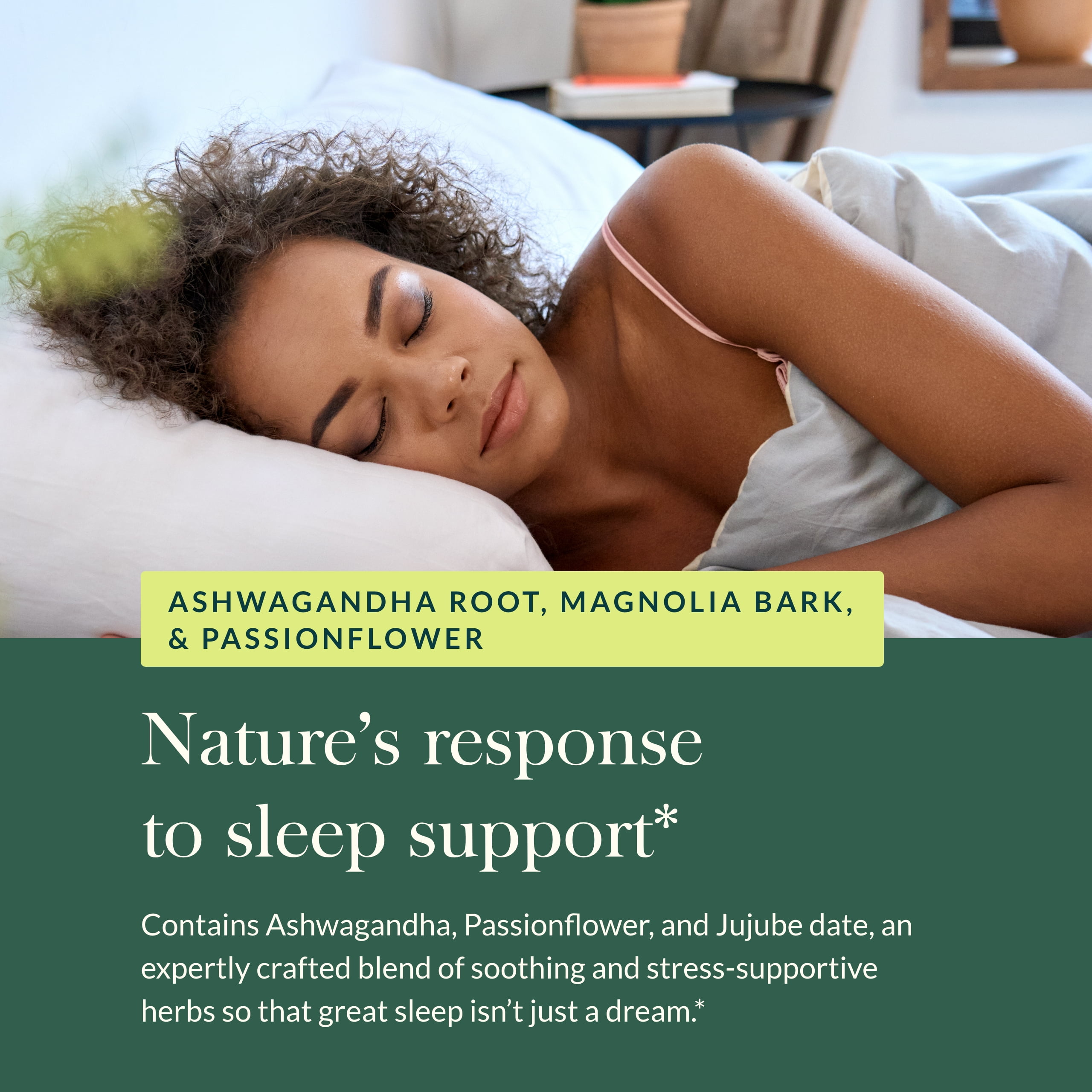 Gaia Herbs, SleepThru, Sleep Support, Non Habit Forming Herbal Sleep Aid, Passionflower, Ashwagandha, Jujube, Organic, Melatonin Free, Vegan Liquid Capsules, 30 Count