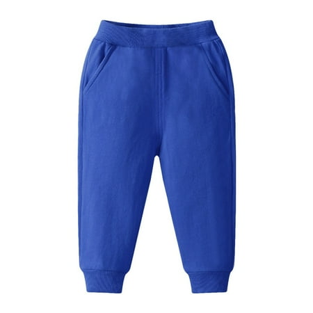 

BULLPIANO Boys Bottoms Casual Pants Active Comfy Trousers With Pockets Elastic Waist Sweatpants Jogger Pant