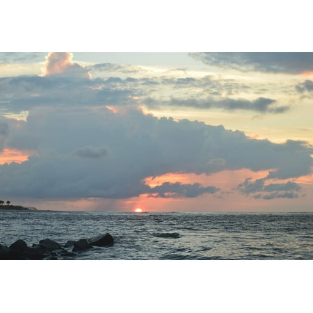 10 Inlet - Canvas Print Evening Cloudy Sky Sunset Horizon Inlet Charleston Stretched Canvas 10 x 14