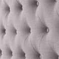 thumbnail image 5 of CorLiving Fairfield Fabric Tufted Wingback King Bed with Slats in Gray, 5 of 10