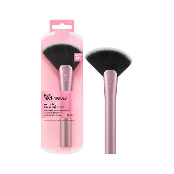 Real Techniques Extra Big Finishing Brush, Large Makeup Brush for Powder, 1 Count