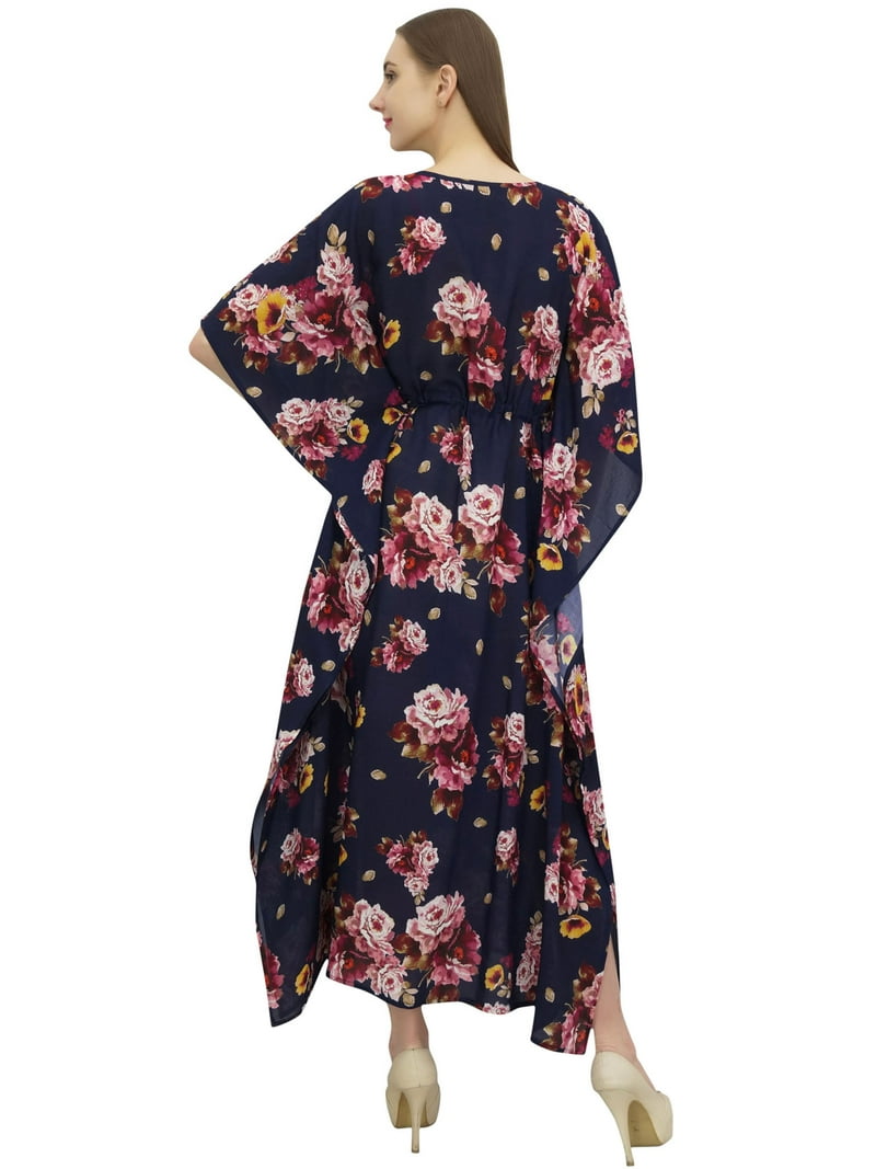 chinese dress ladies Blackmilk | Obsidian Kimono Maxi Dress | Blue main image 0