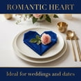 thumbnail image 3 of Unique Bargains 12 Pack Soft Durable Velvet Cloth Napkins for Parties Royal Blue 18"x18", 3 of 6