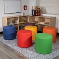 thumbnail image 4 of Flash Furniture Nicholas Soft Seating Flexible Circle for Classrooms and Common Spaces - 18" Seat Height (Orange), 4 of 11