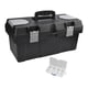 thumbnail image 2 of Caja de herramientas portátil organizador contenedor de transporte contenedor de almacenamiento ergonómico negro para Bandeja de 405 x 195 x 185 cm, 2 of 8