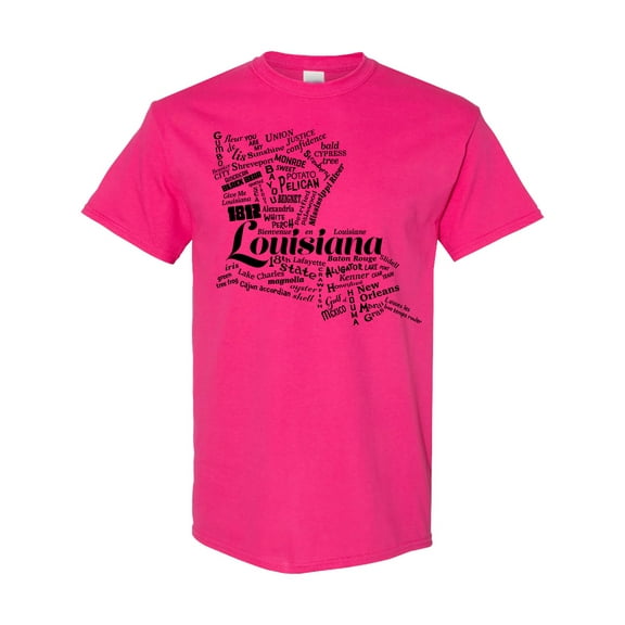 Inktastic Louisiana Word Salad T-Shirt