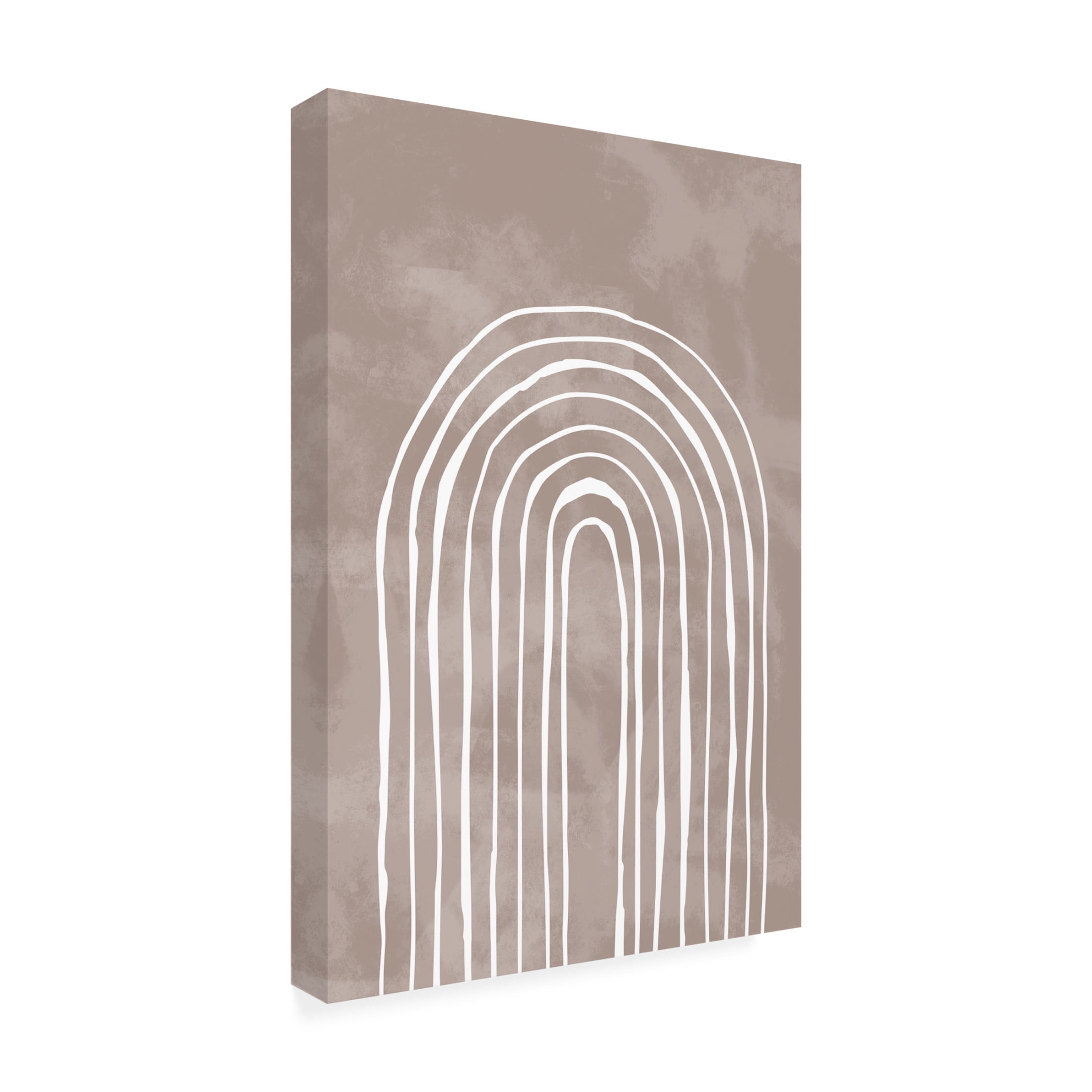 Pictufy Studio II 'Arch One Way 3 White' Canvas Art - 22 x 32 Inches