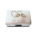 thumbnail image 2 of KODORIA Wedding Ring Box Wooden Engagement Ring Bearer Box Holder - Mr & Mrs Bird, 2 of 4