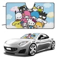 thumbnail image 1 of Sanrio Parasol para Parabrisas Delantero Protector Plegable, Visera Solar para Auto Bloquea Rayos UV Mantiene tu Vehículo Fresco 130cm*70cm, 1 of 6