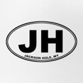 thumbnail image 2 of CafePress - JH (Jackson Hole) - Adjustable Unisex Printed Trucker Hat with Mesh Back, 2 of 10