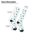 thumbnail image 4 of Fotbe Turtles And Seahorses print Women's Men's Novelty Crew Socks Cotton Socks Knee High Socks for Walking,Running,Nurses,Pregnancy, 4 of 8