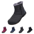 thumbnail image 4 of NOKIO Men'S Snowshoeing Fleece-Lined Boots Men'S Snow Walking Anti-Skid Shoes Men'S Fleece-Lined Snowfield High-Top Boots Warm And Snow Boots Fashion In Cold Men'S Cold-Resistant Snow Boots, 4 of 4