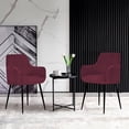 thumbnail image 3 of SET DE 2 SILLAS VELVET MODERNAS PARA COMEDOR MARCA GRAVITA, 3 of 6