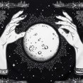 thumbnail image 4 of White and Black Hands Wall Tapestry, Psychedelic Trippy Hippie Boho Novelty Tapestry Wall Hanging, Art Decor Print Fabric for Bedroom Living Room Coll, 4 of 5