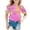 Z16-Pink, variant on Girls Tie Dye Shirt Short Sleeve Shool Days T-Shirts Crew Neck Tie Dye Print Tops Preppy Back To School Clothes For Girls,Light Pink,3-4 Years