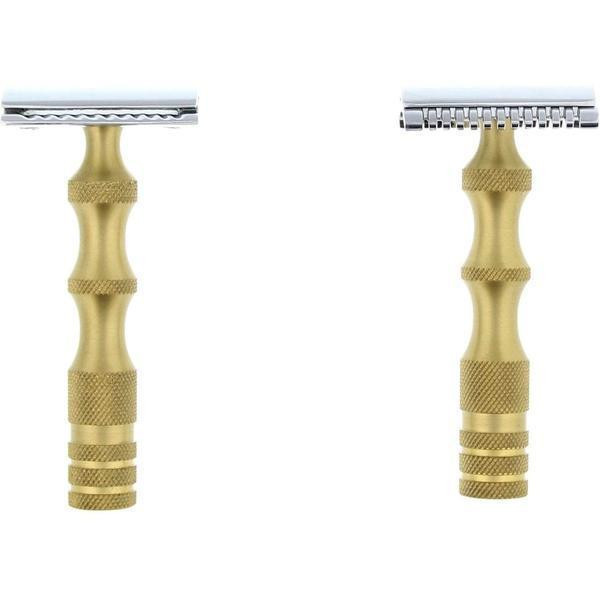 WCS Vintage Collection Razor 84BR, Brass-Open Comb