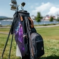 thumbnail image 2 of Yuyamidu Purple Rose Golf Towel Butterfly Cleaning Cloth Soft Golf Towels Easy to Carry Golf Accessories for Cart, Club or Bag, 2 of 7