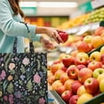 thumbnail image 3 of Tropical Flower Foldable Tote Bag - Eco-Friendly & Spacious Shopping Bag for Daily Use, 3 of 5