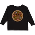 thumbnail image 3 of Inktastic Chocolate Doughnut Boys or Girls Long Sleeve Toddler T-Shirt, 3 of 5