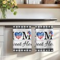 thumbnail image 7 of 250th Anniversary Kitchen Towels Set of 3, Grey Wood Home Sweet Black Plaid Absorbent Dish Towels for Kitchen, Microfiber Hand Towel, Quick Drying Tea Towel for Cleaning Decorative Dishcloths, 7 of 7