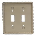 thumbnail image 3 of Set of 2 Western Turquoise Stars Lace Scroll Wall Double Toggle Switch Plates, 3 of 5