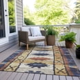 thumbnail image 3 of Dalyn Rugs Machine Washable Indoor/Outdoor Chantille Gold 3' x 5' Rug, 3 of 9