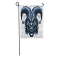 thumbnail image 1 of SIDONKU Bells Laughing Angry Joker Character Head Blackjack Carnival Cartoon Casino Garden Flag Decorative Flag House Banner 28x40 inch, 1 of 2