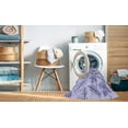 thumbnail image 2 of Ahgly Company Tapis Rond Lavable en Machine Intérieur Transitionnel Violet, 4 Pieds Rond, 2 of 7