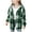 P118-Green, variant on Girl Fall Jacket Plaid Lined Flannel Shirts Button Down Hooded Shirt Kids Casual Holiday Jackets 4 15 Years,Sizes 6-7 Years