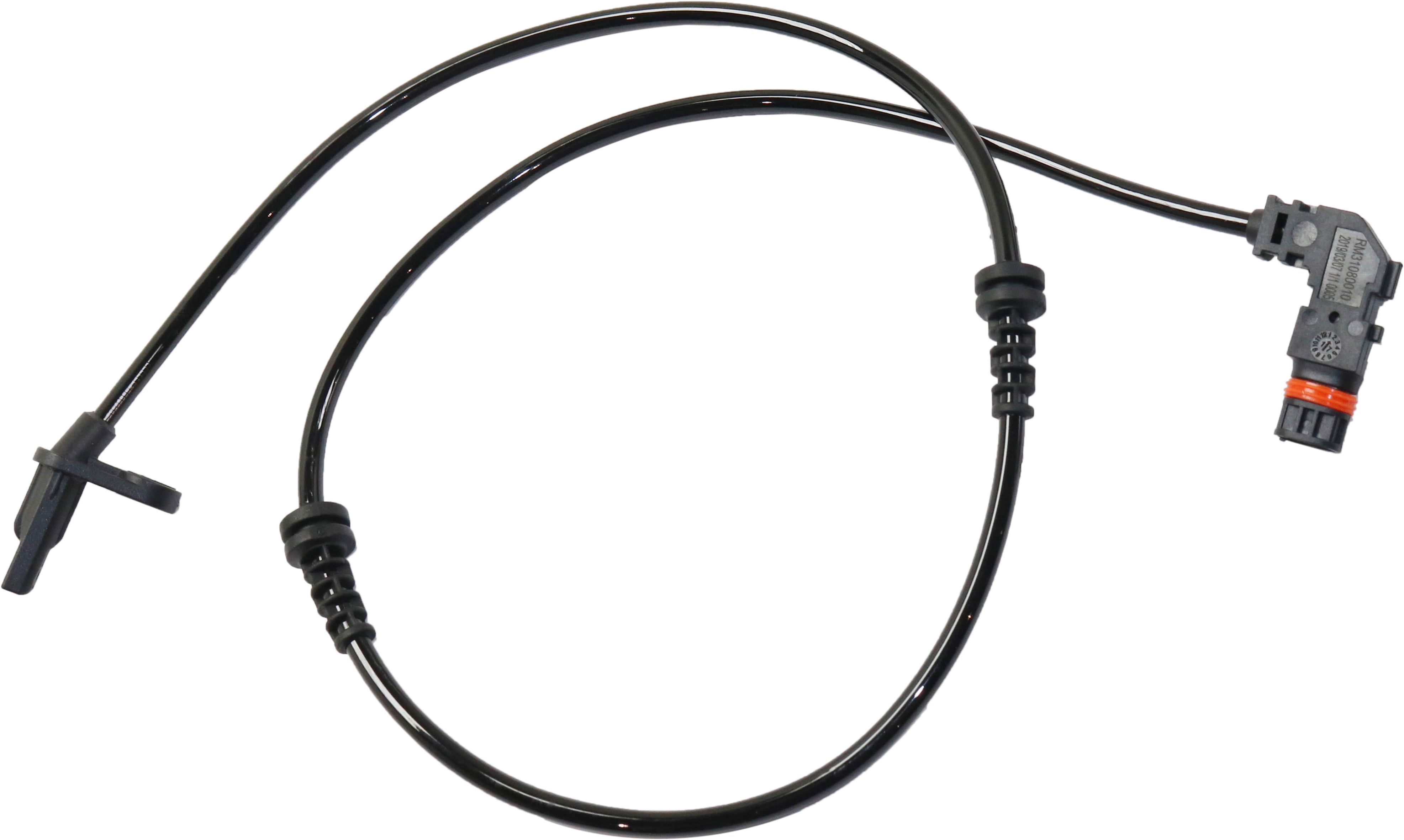ABS Speed Sensor Compatible with 2008-2011 Mercedes Benz C300, Mercedes Benz C350 2010-2011 Mercedes Benz GLK350 Front, Driver or Passenger Side 6 Cyl 2.5L Female Connector Pin Type 2-Prong Terminal