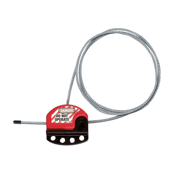 Master Lock S806 - Câble et Verrou Ensemble - Rouge