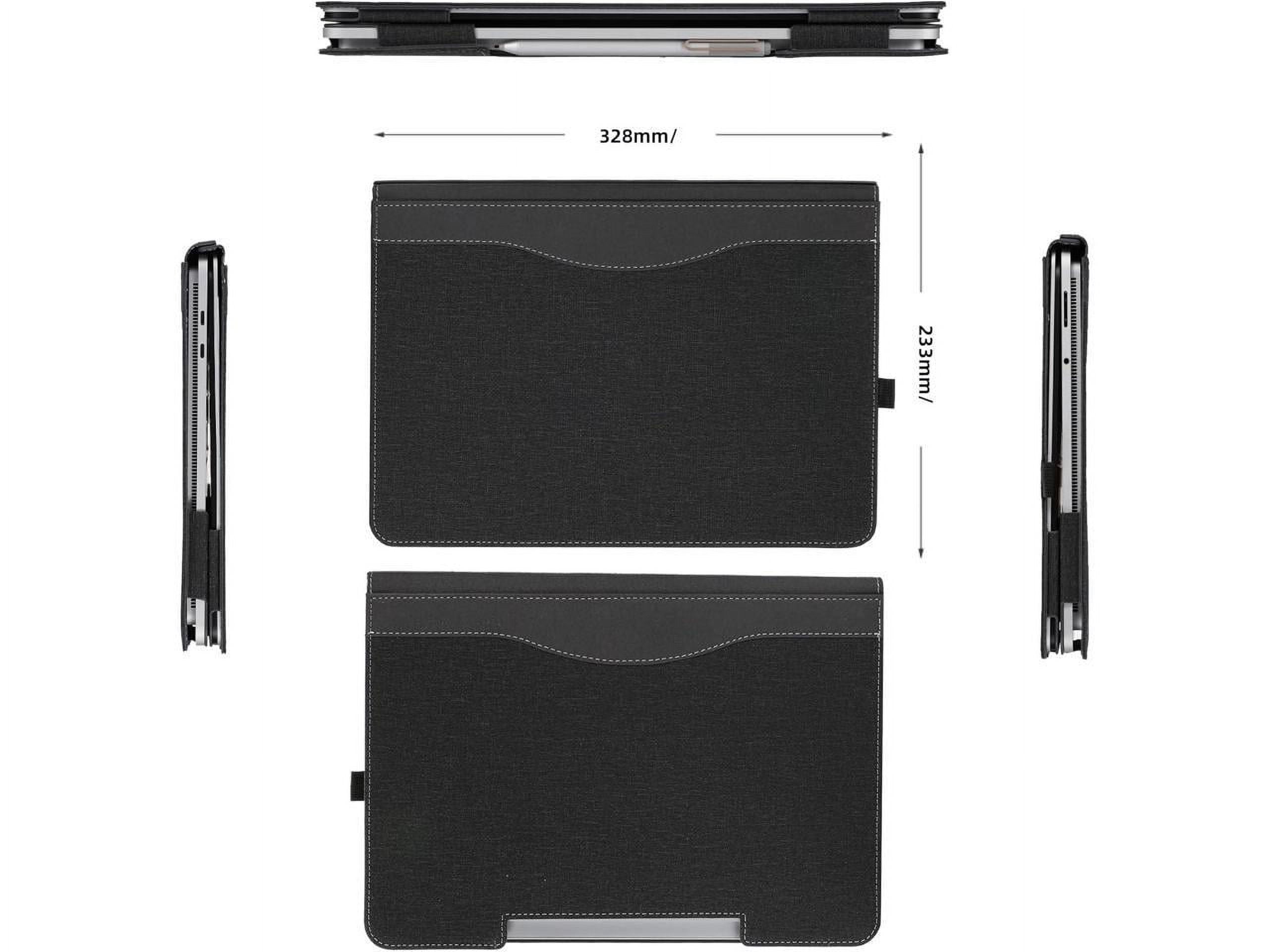 Laptop Case for 14.4 inch Microsoft Surface Laptop Studio 2 2023 / Studio 2022 Protective Cover Shell with Pencil Holder PU Leather Hard Folio Cover