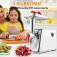 Free Shipping! MULISOFT Electric Meat Grinder, 2800w Max Meat grinders