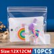 thumbnail image 1 of 10 unids/lote de bolsas transparentes de PVC para joyas, bolsa sellada antioxidación transparente, pendientes, collares, pulseras, bolsas de almacenamiento de exhibición de plástico Gao Jinjia LED, 1 of 2