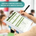 thumbnail image 5 of FORMRS 3 Ring Binder with Pockets 1.5" D-Rings Clip Board 200 Sheets Capacity, Blue Geometric, 5 of 8