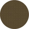thumbnail image 1 of Ahgly Tapis Rond Lavable en Machine Intérieur Transitionnel Chêne Brun, 4 Pieds Rond, 1 of 7