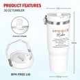 thumbnail image 2 of Vaso para beber AXIARA Difference Maker, vaso de acero inoxidable de 30 oz, 2 of 9