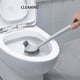 thumbnail image 4 of Juego de cepillo para inodoro con soporte | Diseño de doble cabezal con cepillo de goma y cepillo ranurado para una limpieza profunda | Herramienta de limpieza para inodoros, lavabos y bañeras, 4 of 6