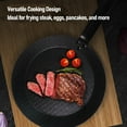thumbnail image 3 of Cast Iron Skillet Frying Pan, Non Stick Flat Tawa Roti Skillet Pancakes Frying Pan for Gas Induction Cooker Indoor Outdoor Use, 3 of 7