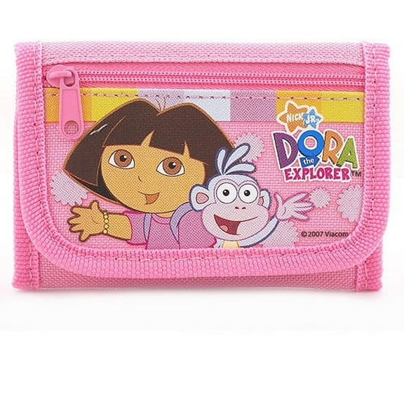 Dora Pink Trifold Wallet