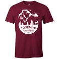 thumbnail image 1 of Gravity Outdoor Co. Yosemite Mens AA EE. UU. Camiseta de manga corta - White logo - Cranberry - 2XL Gravity Outdoor Co. Camiseta de manga corta, 1 of 1
