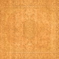 thumbnail image 1 of Ahgly Company Indoor Square Abstract Orange Modern Area Rugs, 6' Square, 1 of 4