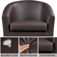 thumbnail image 3 of Alden Design Barrel Accent Chair, Espresso, 3 of 8